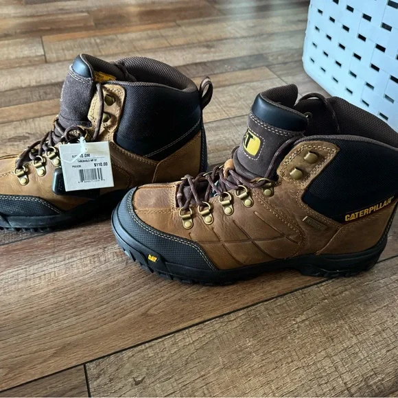 Caterpillar Brown and Black Leather Boots